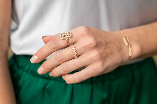 Diamond Butterfly Ring